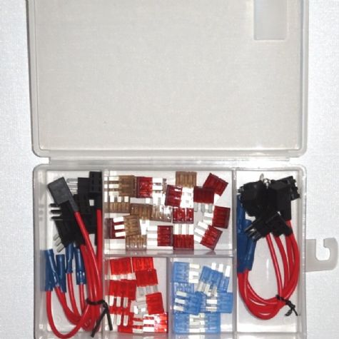 Assorted Box of Micro 3 Fuses and Holders (AB.29)
